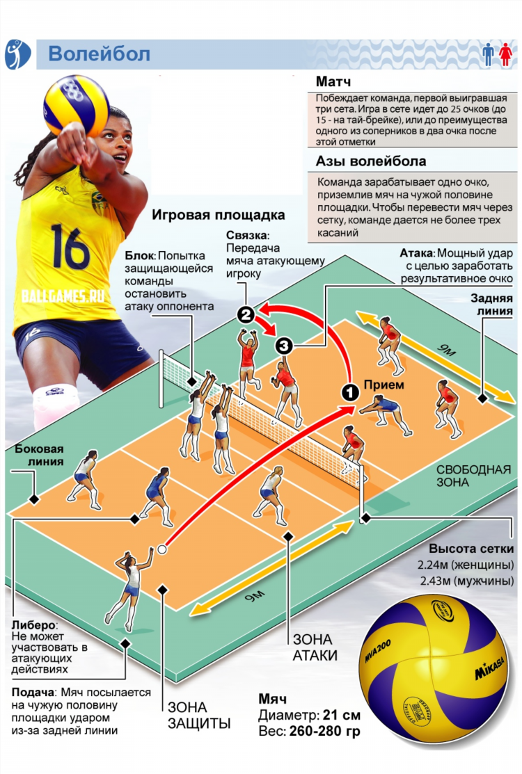 Про спорт волейбол